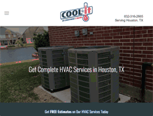 Tablet Screenshot of coolithouston.com